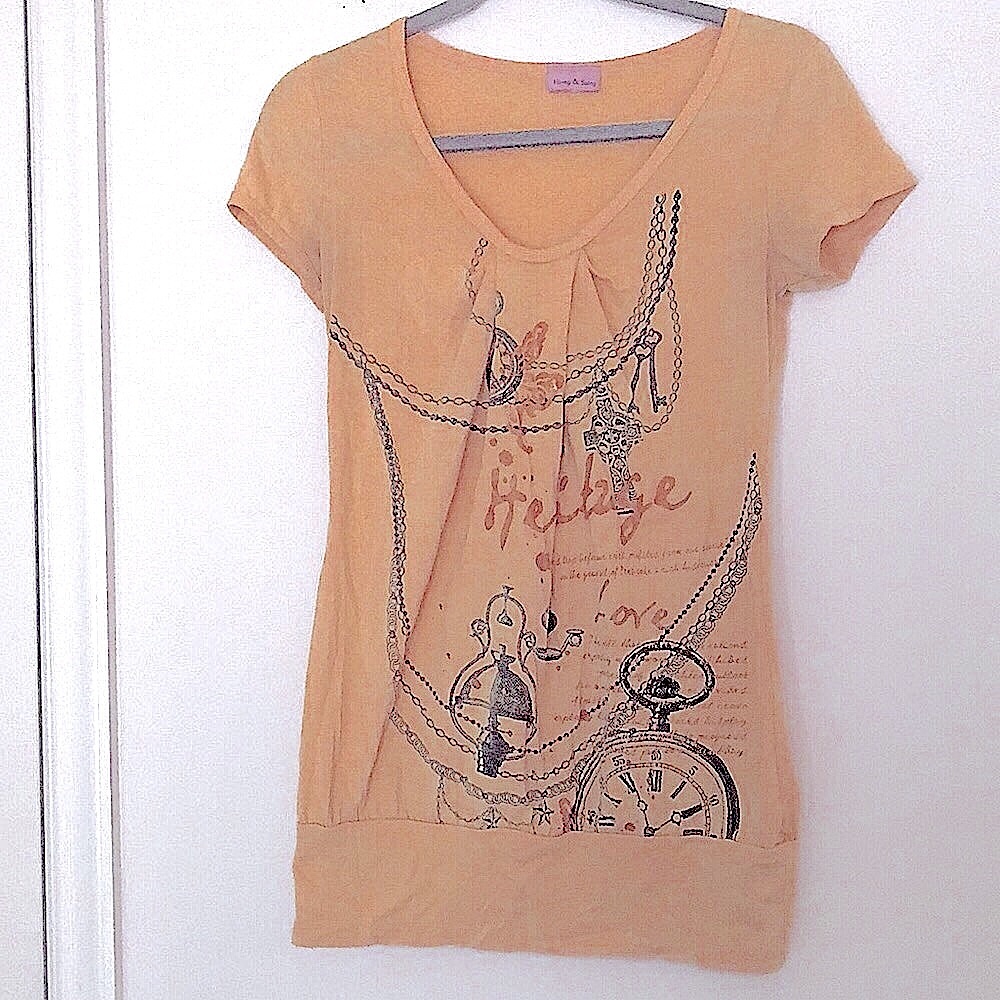 Yellow Short Sleeve Top